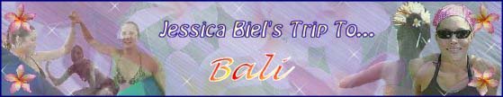 Celebrity Adventures: Jessica Biel's Trip To Bali